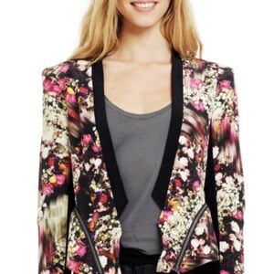 Rebecca Minkoff Floral Blazer with Black Accents
